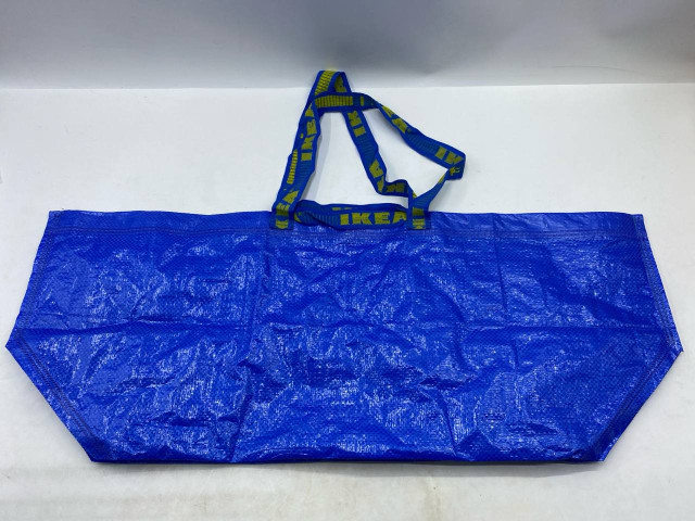 IKEA FRAKTA large blue carrier bag. IKEA FRAKTA large blue carrier bag.
