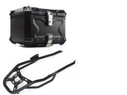 motorcycle luggage rack with mount