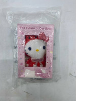 vintage Sanrio Hello Kitty plush toy in its original packaging. 