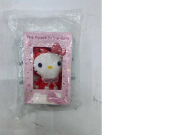 vintage Sanrio Hello Kitty plush toy in its original packaging. 