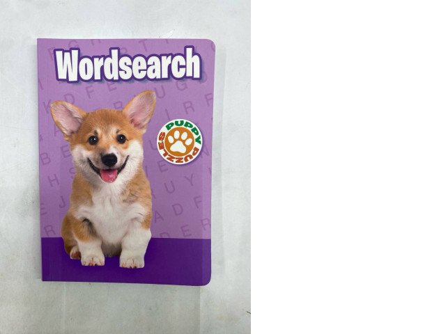 the Puppy Puzzles Wordsearch book by Eric Saunders. the Puppy Puzzles Wordsearch book by Eric Saunders.