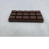 Squishy toy with chocolate design.