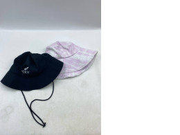 Set of 2 wide-brimmed hat