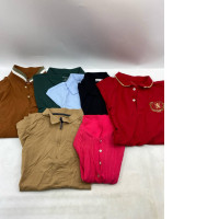 set of 7  polo shirts 