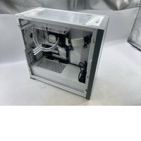  white Corsair iCUE 5000X RGB Tempered Glass Mid-Tower ATX PC Smart Case.  (NOT NEW)