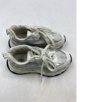  Zara white mesh trainers. 