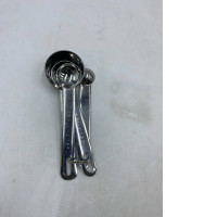  stainless steel measuring spoons. 