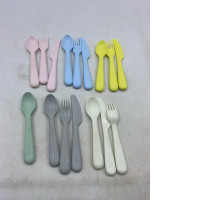 Set of 6 Plastic cutlery set