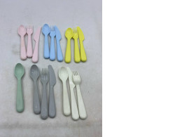 Set of 6 Plastic cutlery set