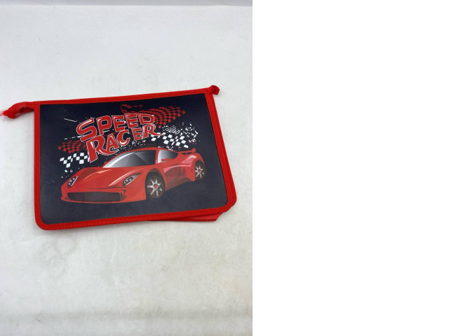 Red car-shaped handbag Red car-shaped handbag