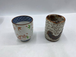 set of 2 Japanese tea cups, or tea cups for everyday use. set of 2 Japanese tea cups, or tea cups for everyday use.