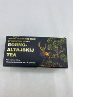 "Gorno-Altajskij Tea" herbal tea box