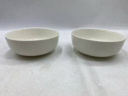 set of 2 White serving bowl set of 2 White serving bowl
