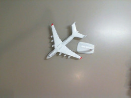 Metal airplane with stand