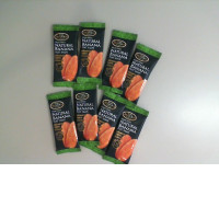 Set of 8 packs of dried banana