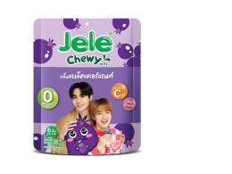  Jele Chewy Jelly with Konjac, Blackcurrant Flavor, 108 g.