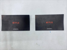 Set of 2 Netflix postcard