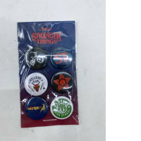  Stranger Things themed button pins. 