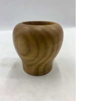  handcrafted wooden vase or bowl. 