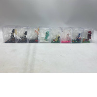 Set of 8 figures from the Yujin Disney Characters Figure Collection, likely part of a specific series 