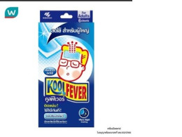  Kool fever Fever-reducing gel sheets for adults, 1 box contains 6 pieces