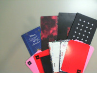 A set of postcards and brochures