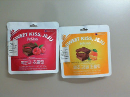 Set of 2 Sweet kiss. Jeju Chocolate