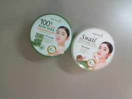 Set of 2 Top Face Gel for face. Aloe vera and snail Set of 2 Top Face Gel for face. Aloe vera and snail