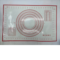 Silicone dough kneading mat