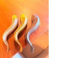 3 steel fish for home decoration