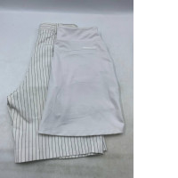 Striped shorts and white shorts for women.