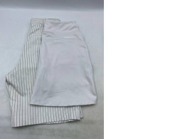 Striped shorts and white shorts for women.