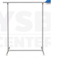 Single bar stainless steel clothes drying rack