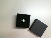 Jewelry ring in a gift box