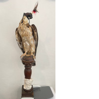 bird doll on a stand bird doll on a stand