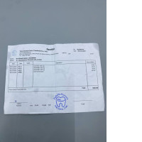 Dental receipt