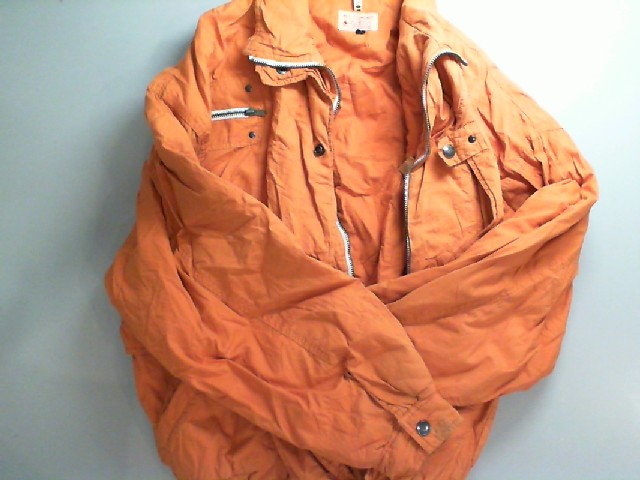 Orange jacket with zipped pockets Orange jacket with zipped pockets