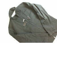 Black zippered windbreaker