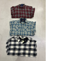 a set of three warm shirts