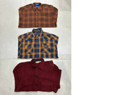 a set of three warm shirts