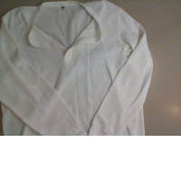 White long-sleeved blouse