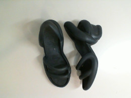 Women's rubber platform shoes