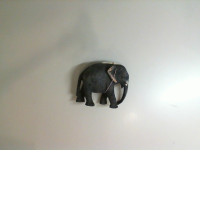 Wooden elephant souvenir