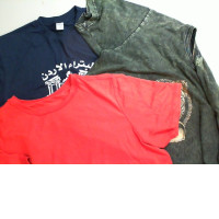 Set of 3 men's football boots: green, red, blue