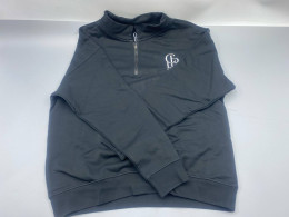 Men's black hooded sweatshirt