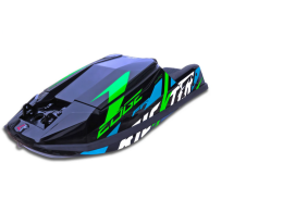 empty jet ski hull Rickter Edge Neon Green/Black