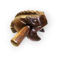 Wooden frog toy