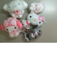 Set of 6 soft toys Hello Kitty