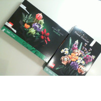 SET of 2 Lego Flower Bouquet