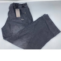 Velika  "Logo" Baggy Jeans in a washed black or grey color. 